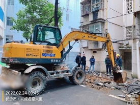 恭喜水院50棟業(yè)主加裝電梯開工！